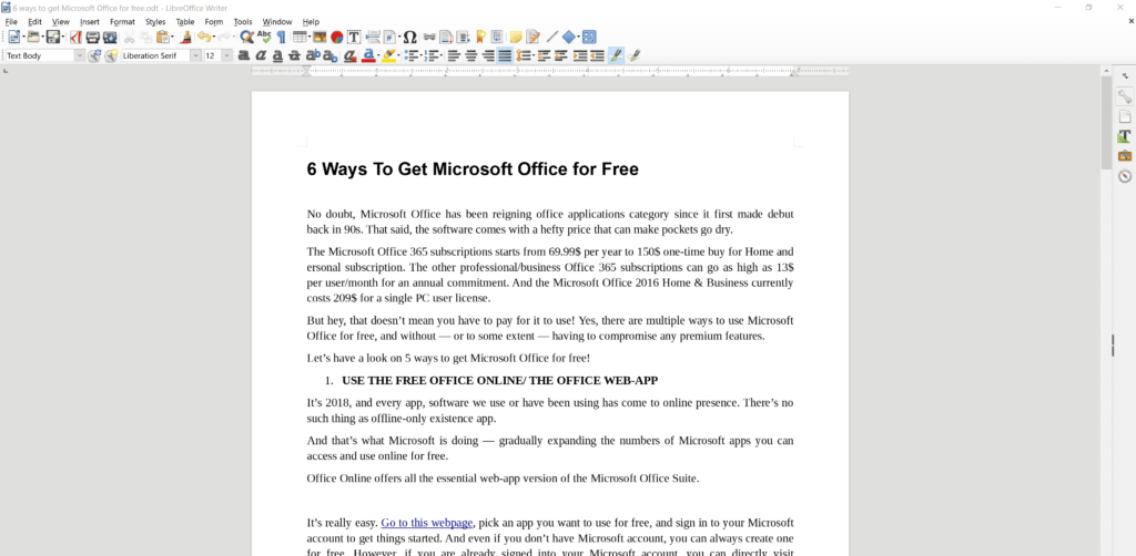 6 ways to get Microsoft Office for free - LibreOffice, OpenOffice, WPS Office. Alternative Microsoft Office free download
