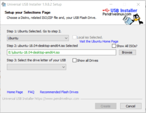 universal USB installer - create bootable usb drives