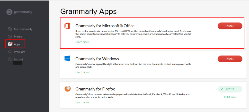Grammarly ms word add-in download