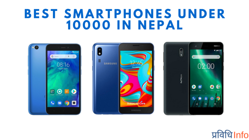 Best Smartphones under Rs 10000 in Nepal