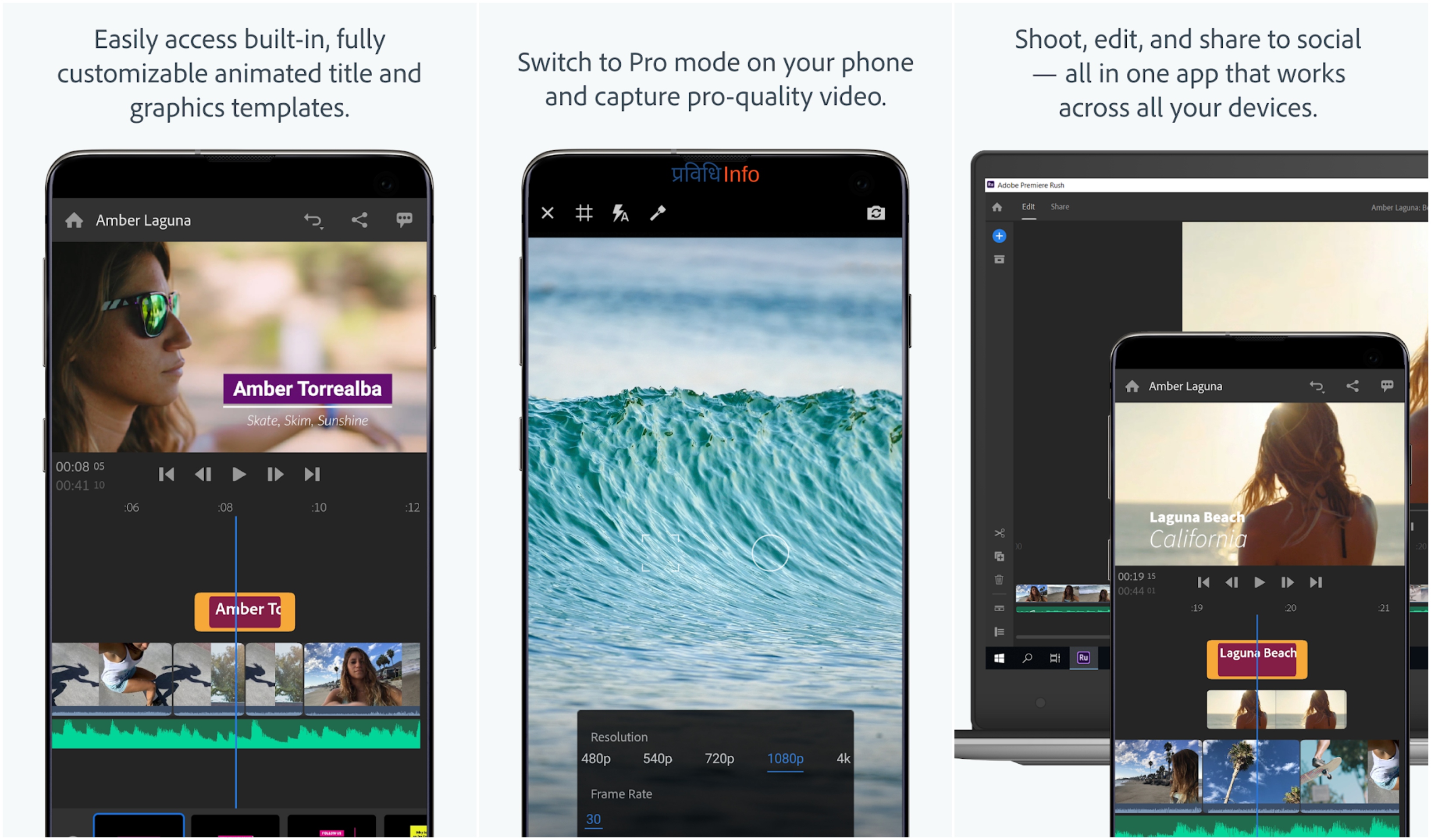 Adobe Premiere Rush - Top 10 Unique & Best Free Android Apps – July 2019