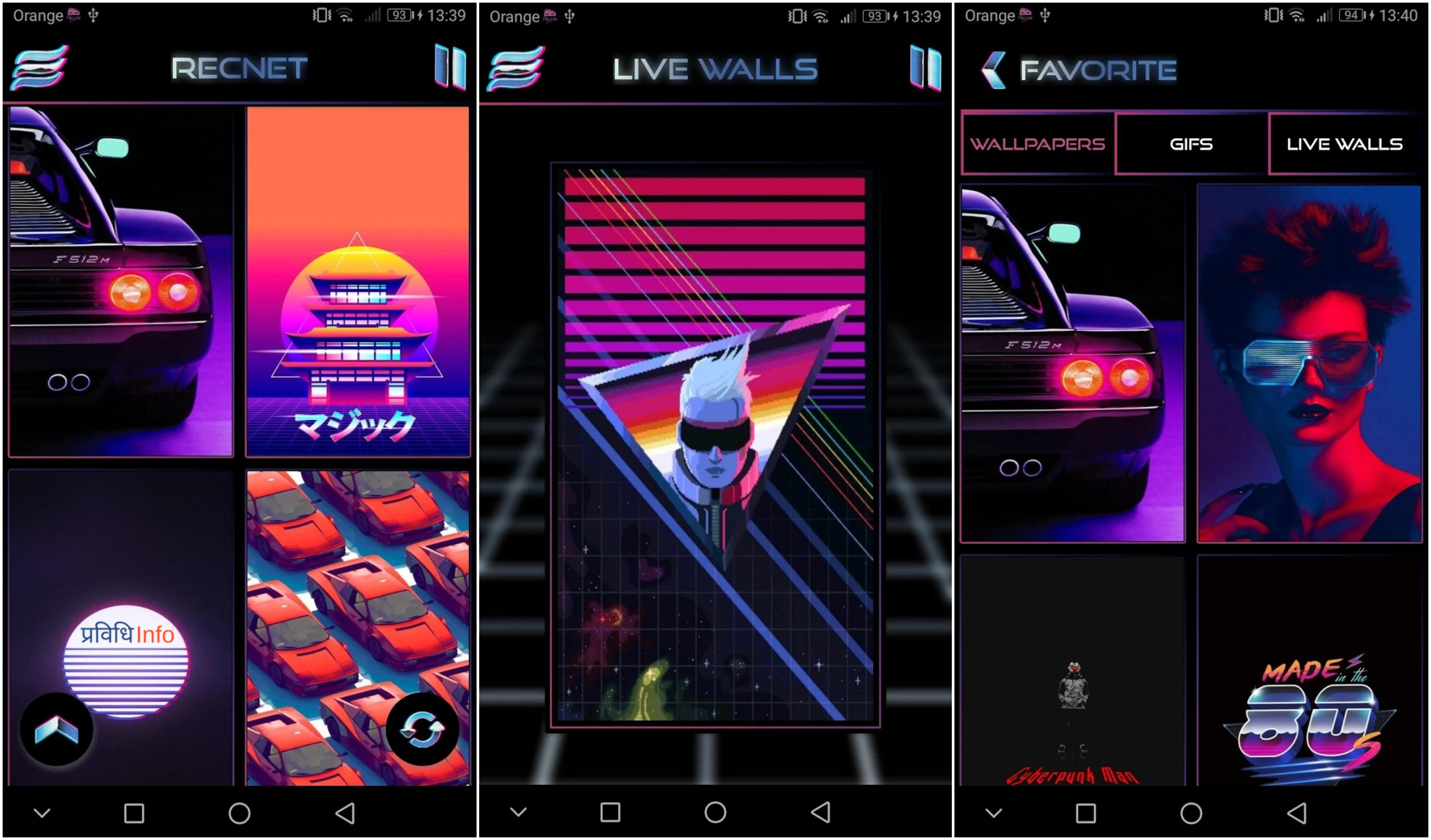 RetroWave Wallpapers - Top 10 Unique & Best Free Android Apps – July 2019