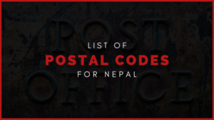 Postal Code (PIN code, ZIP code) for Kathmandu Nepal Apple ID Blog banner art