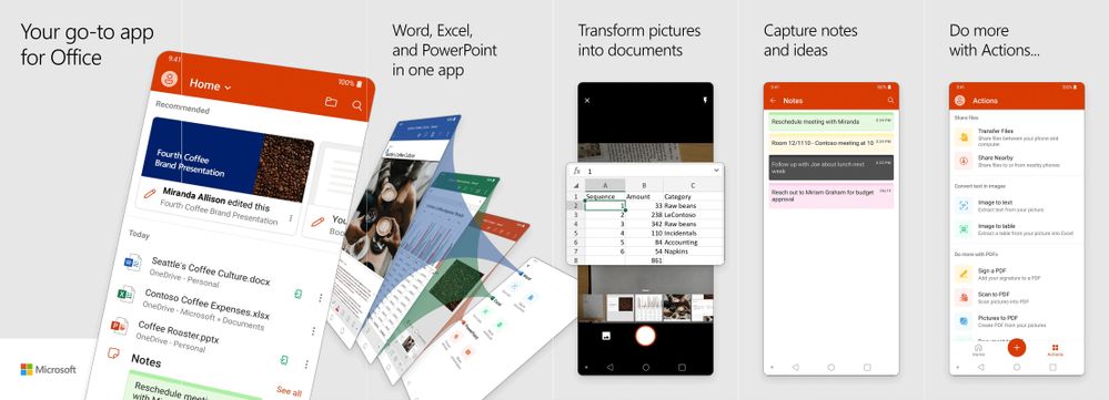 Microsoft Office Preview app - New Android Apps November 2019