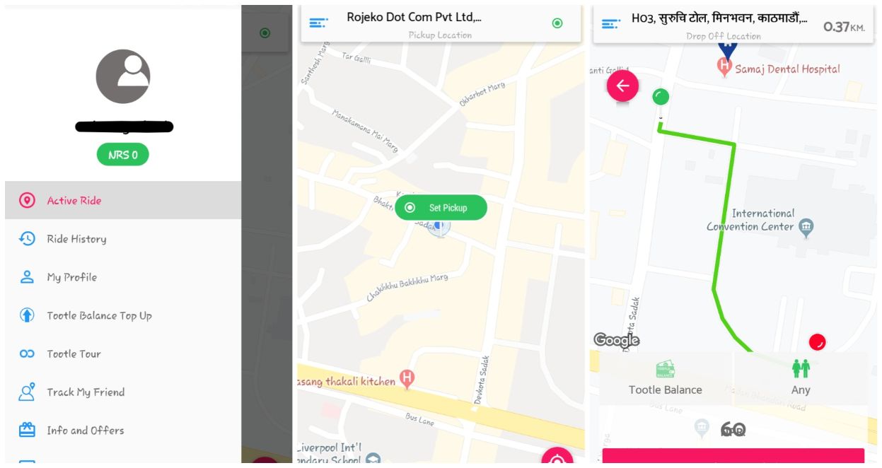 tootle ride sharing app nepal