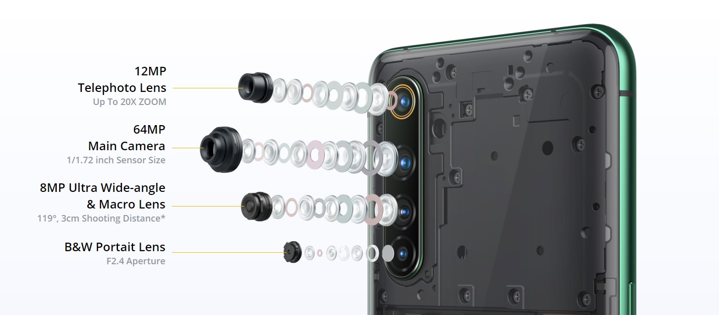 realme x50 pro dual selfie rear quad camera
