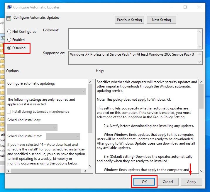 windows 10 group policy editor update