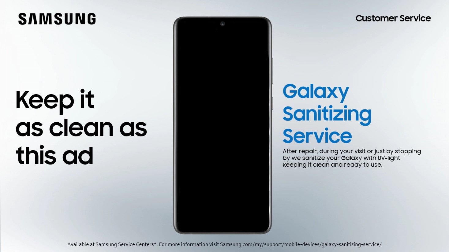 Samsung Galaxy Sanitizing Service